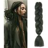 jooceebaby Verde Turchese Extension Per Treccine Africane 24 Kanekalon Treccia Capelli Ombre Jumbo Extension Capelli Fibra Sintetica Treccia Di Scatola Crochet Twist Intrecciare