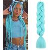 jooceebaby Blu Acqua Extension Per Treccine Africane 24 Kanekalon Treccia Capelli Ombre Jumbo Extension Capelli Fibra Sintetica Treccia Di Scatola Crochet Twist Intrecciare