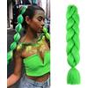 jooceebaby Verde Smeraldo Extension Per Treccine Africane 24 Treccia Capelli Extension Ombre Jumbo Treccia Extension Capelli Fibra Sintetica Treccia Di Scatola Crochet Twist Intrecciare