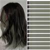 jooceebaby Extension Capelli Colorati Con Clip Grigio cenere 12 pezzi 22 pollici Lungo Dritto Sintetiche Resistenti al Calore per Bambini Ragazze Donne Festival Feste Halloween Cosplay