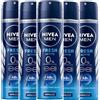 NIVEA Deodorante spray Nivea da uomo, 6 x 150 ml