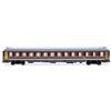 Rivarossi FS, UIC-X 1979 CARROZZA TRASPORTO PRIGIONIERI RED/GREY LIV. EP.IV-V 1: