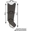Mesis Pressoterapia PressoMassaggio Plus+ FOUR4 (4 camere) con 2 gambali + Kit + Bracciale - PRO 3 Kg