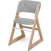 Foppapedretti Stile Sedia Evolutiva in Legno by Pininfarina - Grey Melange
