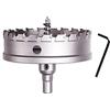 SYDARSYN Seghe a Tazza Punta in Carburo Frese a Tazza per Metallo, Punte per Trapano TCT per Acciaio Inossidabile, Lamiera, Metallo (115mm)