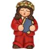 THUN Figura laurea lei in ceramica - Ceramica - 4x3,2x7 cm