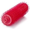 PONIK'S PROFESSIONAL Bigodini per capelli piccoli, 13 mm, set da 6 pezzi e piccoli bigodini per capelli corti, autoadesivi, per riccioli senza calore, rosso