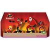 Bullyland 13289 - Set di Personaggi da Gioco Walt Disney L'incredibile 2 - Set di 5 Personaggi Dipinti a Mano con Amore, Senza PVC, Ottimo Regalo per Ragazzi e Ragazze per Giocare a Fantasia