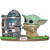 Funko POP Deluxe: The Mandalorian-Child w/Canister Figura da Collezione, Multicolore, 50962