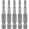 QUARKZMAN 5pz H3,0 Chiavi a Brugola per Punte da Trapano 3mm Punte Metriche Piane 1/4 Attacco Esagonale 50mm (2) Punta Cacciavite Esagonali Magnetico Lungo Industriale per Viti