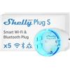 Shelly Plug S Gen3 Bianco - Presa Intelligente Wi-Fi (Tipo F), Misurazione Consumi, 12A, 2500W, Matter, Nessun Hub Richiesto, Timer, Riscaldamento, Luci, Alexa, Google Home, Apple HomeKit (5 Pezzi)