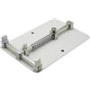 MMOBIEL Supporto universale per PCB - Morsetto Jig Fixture Reparing Tool - Kit di saldatura - Acciaio inossidabile - Supporto per circuito stampato per scheda madre - 12 x 8cm