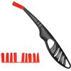 CTDMJ Spatola per fughe in silicone, per fughe, in silicone, con 9 stampi per fughe e scatola