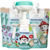 MABYEN PAW Patrol Kids Set di sapone in schiuma | Cosmetici naturali - sapone per le mani per bambini + ricarica - 1 sapone in schiuma (180 ml) + 3 ricariche (250 ml) - sapone per le mani (bianco)