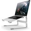 MMOBIEL Supporto Alto per Laptop - Supporto per Laptop da 10 a 18 Pollici - Ventilato Universale da Scrivania Compatibile con MacBook, ASUS, Acer e Altro - Alluminio