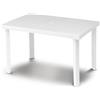 DIMAPLAST 2000 SRL TAVOLO RETTANGOLARE IN RESINA CALAF 120X80X70CM BIANCO DIMAPLAST 2000