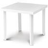 DIMAPLAST 2000 SRL TAVOLO IN RESINA FIGARO 80X80X70CM BIANCO DIMAPLAST 2000