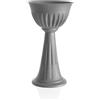 BAMA S.R.L. Vaso a colonna Alba grigio - Elegante e versatile per interni ed esterni