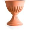 BAMA S.R.L. Vaso calice Alba terracotta, vaso per piante, vaso da interno, vaso da esterno, design moderno, Ø 33 cm