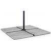 BIZZOTTO ANDREA SPA SET 4 MARMETTE 50x50cm CEMENTO ROVERE (tubo in metalo non incluso)