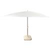 MOIA SPA OMBRELLONE PONENTE OLEFIN BIANCO 2,5X2,5 (base non inclusa)