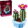 LEGO SPA LEGO Botanicals Cactus in Fiore Pianta Artificiale in Vaso Decorazione 9+