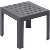 GROSFILLEX S.R.L. TAVOLINO BASSO MIAMI ANTRACITE 40X40