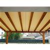 BIACCHI ETTORE SRL Telo copertura pergola in legno 280x280, telo ricambio gazebo 3x3mt beige, telo poliestere 180 gr con anelli
