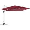 HESPERIDE OMBRELLONE 171263D EQUADOR 3X3 BORDEAUX (base non inclusa)