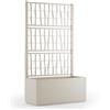 STEFANPLAST S.P.A. FIORIERA ETHICA 68600 80CM GESSO CON SPALLIERA