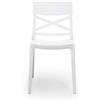 BICA S.P.A. SEDIA LONDON CROSS BIANCA