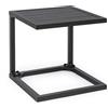 BIZZOTTO ANDREA SPA Tavolino Hilde 40x40 antracite, tavolino moderno, tavolino quadrato, arredo casa