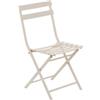 HESPERIDE Sedia Pieghevole Hespéride Greensboro Clay, Metallo, Esterno, Resistente, Anticorrosione, Argilla, Comoda, Leggera