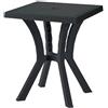 DIMAPLAST 2000 SRL TAVOLO RIGOLETTO RATTAN 60X60 ANTRACITE