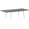 KETER ITALIA S.P.A. Keter, Tavolo Giardino Harmony, Allungabile 162-241 cm, Bianco e Grigio, 100,5x76 cm, 6-10 Persone