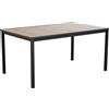 KETER ITALIA S.P.A. Keter, Tavolo Porto, 160x95x75 cm, 6 Persone, Effetto Legno, Struttura in Metallo Grafite