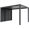 BIACCHI ETTORE SRL Pannello a persiana scorrevole, pannello pergola Atena, pannello con doghe richiudibili, chiusura laterale pergola