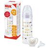 NUK Mini Set Classic Feeding Bottle 250 ML & Genius Silicon Soother 0 - 6 m