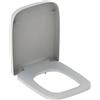 Geberit Keramag 572120000 Sedile copri-WC Renova Nr. 1 Plan, con coperchio e cerniera in metallo, chiusura automatica, bianco