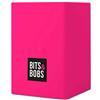 Grafoplás, portapenne in silicone, rosa fluore, 9,5 x 6,5 x 6,5 cm, perfetto per scrivania, Bits&Bobs Pop Up Design, colori fluori