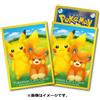 Pokemon Card Official Deck Shield Pikachu & Pawmi 64 Sleeve Japan NUOVO