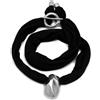 VLNET® | Vestopazzo collana jersey stone shape | colore nero | alluminio 100% riciclato | modello saliscendi | lavorazione artigianale | lunghezza regolabile