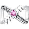Doyafer Mamma Charm 5a Zircon Pendant 925 Charms In Argento Compatibile Con Braccialetti Da Donna Collane Regalo Di Gioielli Della Madre