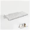 Mustbeau Mensola Doccia Senza Foratura con Ventosa 2 Pezzi Trasparente Portaoggetti Bagno Plastica Organizer Doccia per Bagno da PareteImpermeabile Autoadesivo Porta oggetti per Cucina