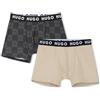 HUGO Set di 2 Boxer per Bambini e Ragazzi, Nero 564, 10 Anni