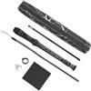 Czzmy Flauto dolce per bambini principianti soprano impugnatura tedesca, flauto a 8 fori per adulti (marmo nero)