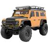 Amewi AMXRock Mini-D90 Scale Crawler 4WD 1:16 RTR giallo con telecomando, batteria, cavo di ricarica