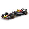 Burago Bburago - Red Bull RB19 F1 2023#Perez Kit da Montare con Casco e Supporto - Auto in miniatura in metallo 1/24 - Modello ufficiale Formula 1 Stagione 2023 - Dettagli realistici - Edizione Collector Red