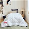 DREAMWAY Piumino Invernale 155x220 cm - 450 g/m² Caldo - Antiacaro | Imbottitura Poliestere Spessa e Traspirante - Trapunta Morbida Singolo e Matrimoniale - Bianco, Lavabile a 60 °C