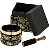 Sonic Energy Meinl Singing Bowl, Ornamental Series, 10.5cm / 4,13, 400g / 14.11 oz (SB-OR-400-BK)